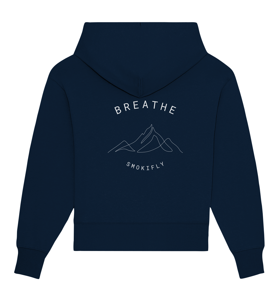 Breathe - Mountain - Organic Oversize Hoodie