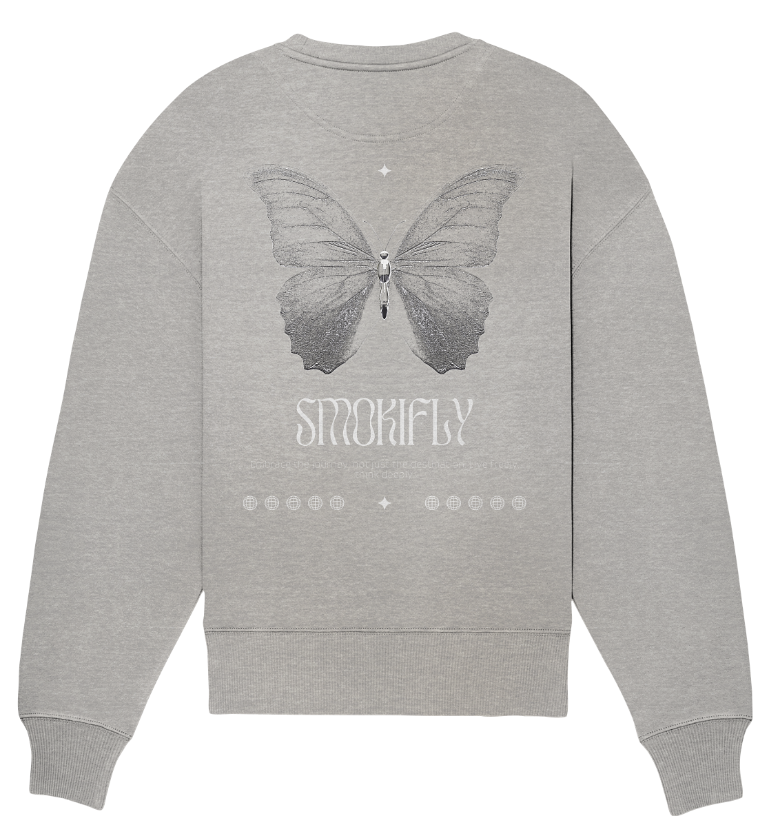 Metamorphose  - Organic Oversize Sweatshirt white