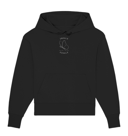 Breathe - Butterfly - Organic Oversize Hoodie